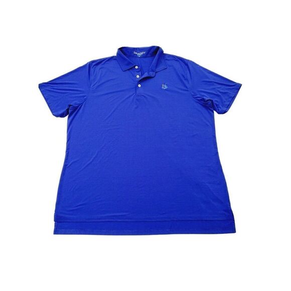 B Draddy Short Sleeve Golf Polo Shirt Mens XL ⛳️ Royal Blue Club - Picture 1 of 8